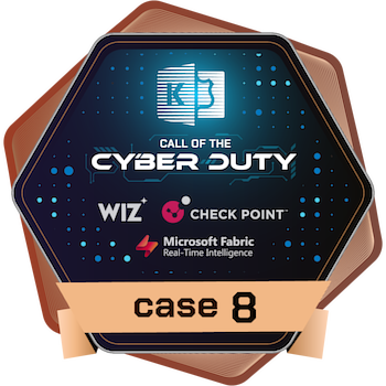 Kusto Detective Agency badge for Case 8
