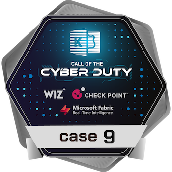 Kusto Detective Agency badge for Case 9