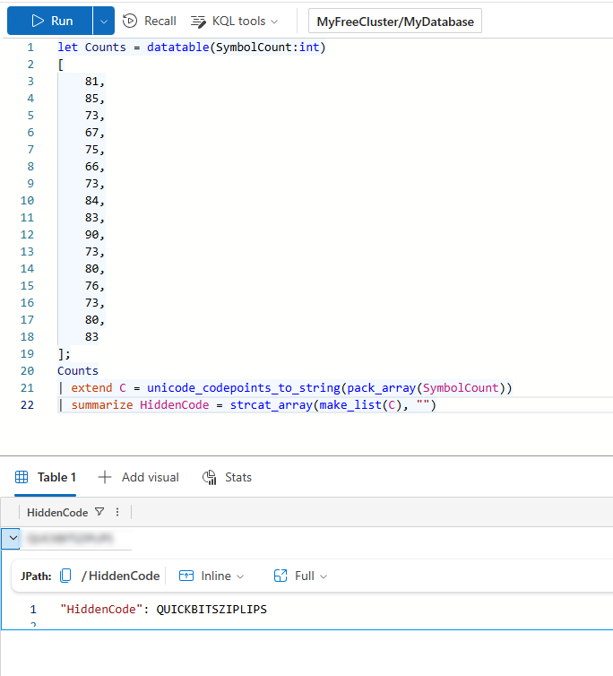 Sanitized KQL workspace screenshot for Call of the Cyber Duty Case 6