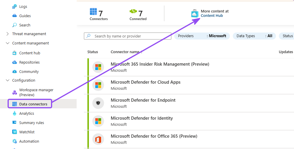 Content hub Windows Security Events solution